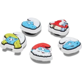 Conjuntos de 5 berloques Jibbitz dos Smurfs