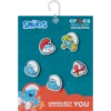 Conjuntos de 5 berloques Jibbitz dos Smurfs Conjuntos de 5 berloques Jibbitz dos Smurfs