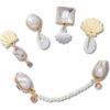 Conjuntos de 5 berloques Jibbitz «Elevated Pearl» Conjuntos de 5 berloques Jibbitz «Elevated Pearl»