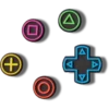 Conjuntos de 5 Berloques Jibbitz «Game Controller» Conjuntos de 5 Berloques Jibbitz «Game Controller»