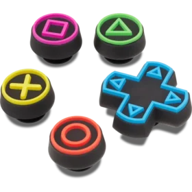 Conjuntos de 5 Berloques Jibbitz «Game Controller»