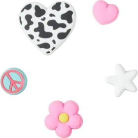 Conjuntos de 5 Berloques Jibbitz «Girly Icon»
