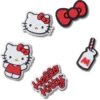 Conjuntos de 5 berloques Jibbitz™ Hello Kitty Conjuntos de 5 berloques Jibbitz™ Hello Kitty