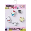 Conjuntos de 5 berloques Jibbitz™ Hk Friends Conjuntos de 5 berloques Jibbitz™ Hk Friends