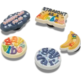 Conjuntos de 5 Berloques Jibbitz «Irreverent Pride»