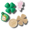 Conjuntos de 5 berloques Jibbitz Lucky Charms Conjuntos de 5 berloques Jibbitz Lucky Charms