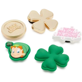 Conjuntos de 5 berloques Jibbitz Lucky Charms