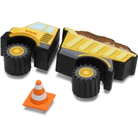 Conjuntos de 5 berloques Jibbitz «Myo Construction Truck»