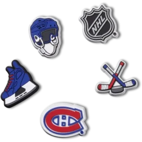 Conjuntos de 5 berloques Jibbitz™ NHL® Montreal Canadiens®
