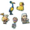 Conjuntos de 5 berloques Jibbitz™ «Pixar Up» Conjuntos de 5 berloques Jibbitz™ «Pixar Up»