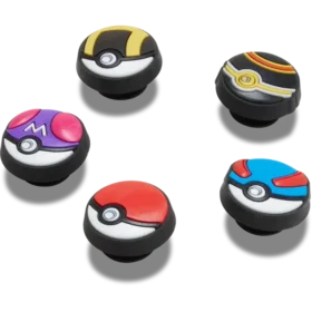 Conjuntos de 5 berloques Jibbitz™ Poke Ball