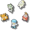 Conjuntos de 5 berloques Jibbitz™ Pokémon Paldea Conjuntos de 5 berloques Jibbitz™ Pokémon Paldea