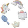 Conjuntos de 5 berloques Jibbitz «Pretty Princess» Conjuntos de 5 berloques Jibbitz «Pretty Princess»