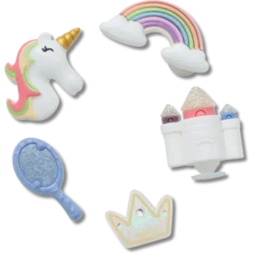 Conjuntos de 5 berloques Jibbitz «Pretty Princess»