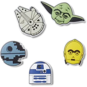 Conjuntos de 5 berloques Jibbitz «Star Wars»