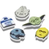 Conjuntos de 5 berloques Jibbitz «Star Wars» Conjuntos de 5 berloques Jibbitz «Star Wars»