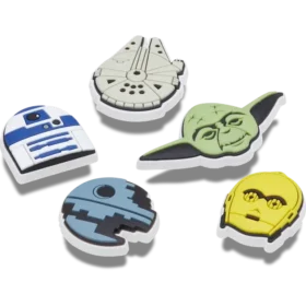 Conjuntos de 5 berloques Jibbitz «Star Wars»