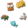 Conjuntos de 5 Berloques Jibbitz Super Pets Conjuntos de 5 Berloques Jibbitz Super Pets