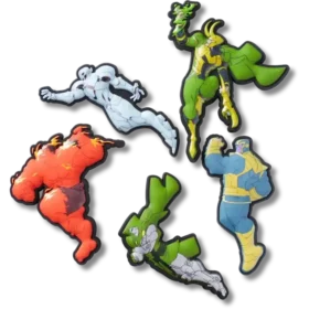 Conjuntos de 5 berloques Jibbitz™ «Vilões dos Vingadores»