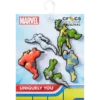 Conjuntos de 5 berloques Jibbitz™ «Vilões dos Vingadores»