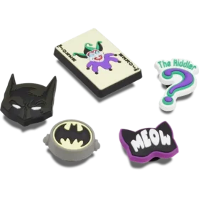 Conjuntos de 5 berloques para sapatos Jibbitz™ do Batman