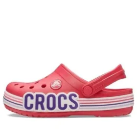 Crocband Clogs com faixa do logótipo «Vermelho Branco»