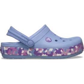 Crocband Glow Confetti Clog para Crianças