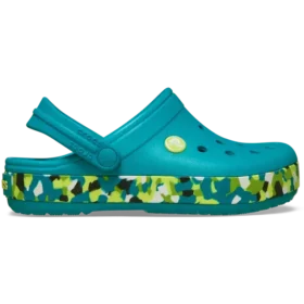 Crocband Glow Confetti Clog para Crianças