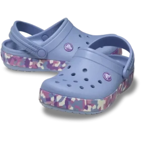 Crocband Glow Confetti Clog para Crianças