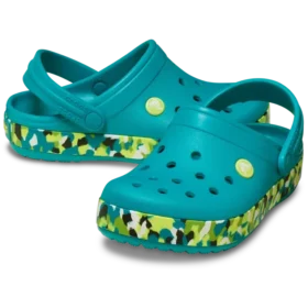 Crocband Glow Confetti Clog para Crianças