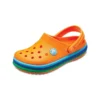 Crocband Rainbow Band Clogs «Laranja Azul»