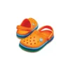 Crocband Rainbow Band Clogs «Laranja Azul»
