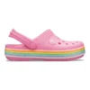 Crocband Rainbow Glitter Clogs «Rosa»