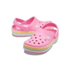 Crocband Rainbow Glitter Clogs «Rosa»