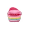 Crocband Rainbow Glitter Clogs «Rosa»