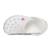 Crocband Stretch Necklace Clog «White Multi»
