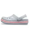 Crocband Varsity Clogs «Cinza Vermelho»