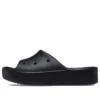 Crocs de plataforma tipo chinelo “Black”