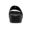 Crocs de plataforma tipo chinelo “Black”