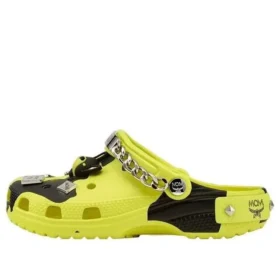 Crocs x MCM Clogs com Estampado de Camuflagem «Amarelo Néon»