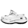 Crocs x MCM Mega Crush Clog «White Silver»