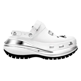 Crocs x MCM Mega Crush Clog «White Silver»