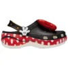 Crocs x Minnie Mouse – Classic Platform Clogs «Preto, Vermelho, Branco»
