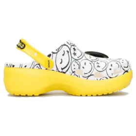 Crocs x Smiley World Charm Classic Platform Clog «Yellow White»