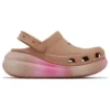 Crush Color Dip Clogs “Tan Pink”