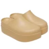 Dylan Platform Clog “Wheat”
