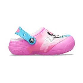 Fun Lab Disney Minnie Lined Clogs «Pink Blue»