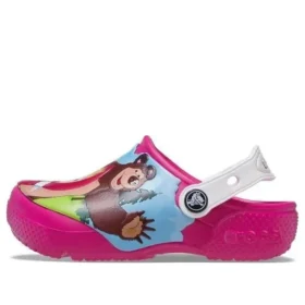 Fun Lab Masha e o Urso Patch Clogs “Candy Pink”