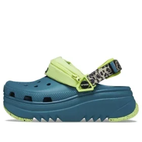 Hiker Xscape Clog com padrão animal «Verde-azulado»