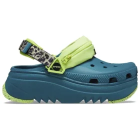 Hiker Xscape Clog com padrão animal «Verde-azulado»